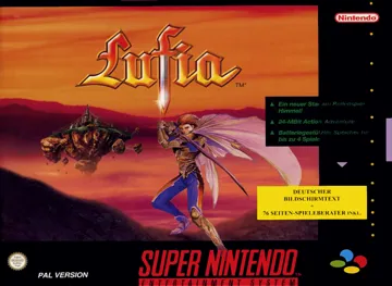 Lufia (Europe) box cover front